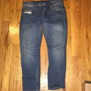 Blank Cropped Jeans